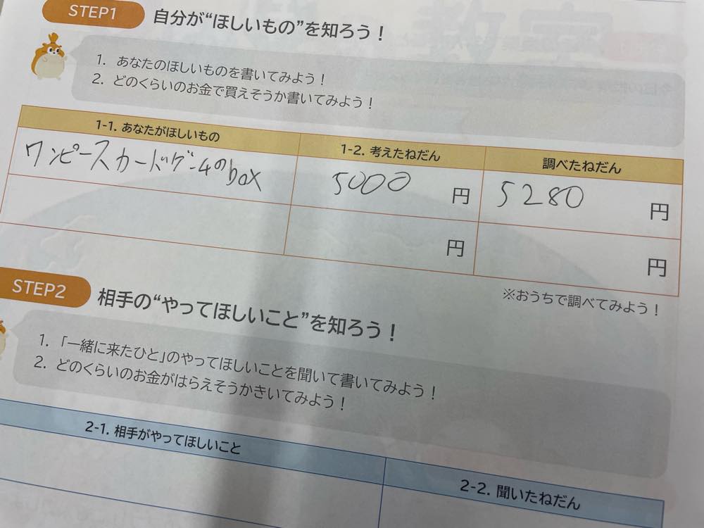 お金の大切さを学ぶ子どもたち
